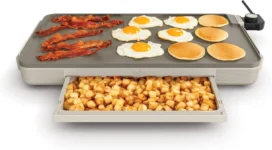 Electric Griddle with Warming Tray