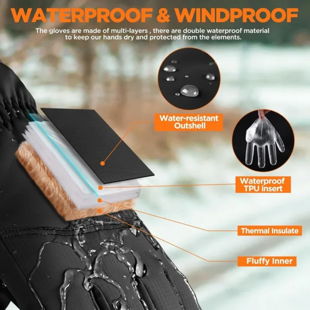 Rivmount Winter Waterproof Gloves