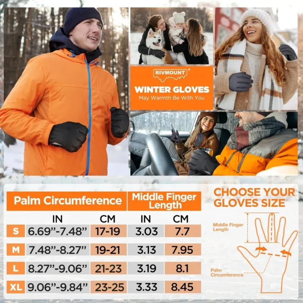 Rivmount Winter Waterproof Gloves